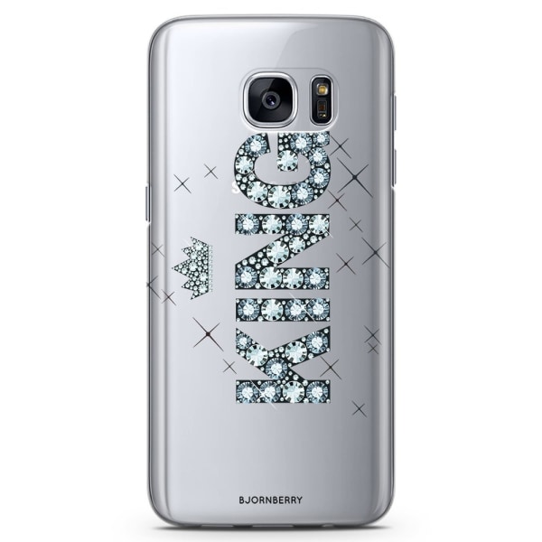 Bjornberry Samsung Galaxy S7 Edge TPU Skal -King