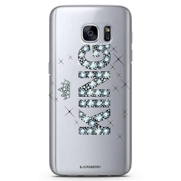 Bjornberry Samsung Galaxy S7 Edge TPU Skal -King