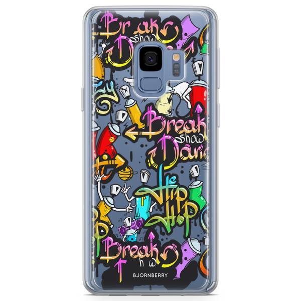 Bjornberry Skal Hybrid Samsung Galaxy S9 - Graffiti
