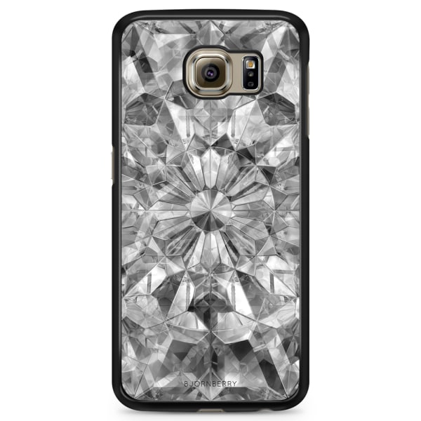 Bjornberry Skal Samsung Galaxy S6 Edge+ - Grå Kristaller
