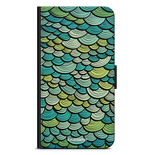 Bjornberry Xiaomi Redmi Note 5 Fodral - Grön Sjöjungfrufjäll