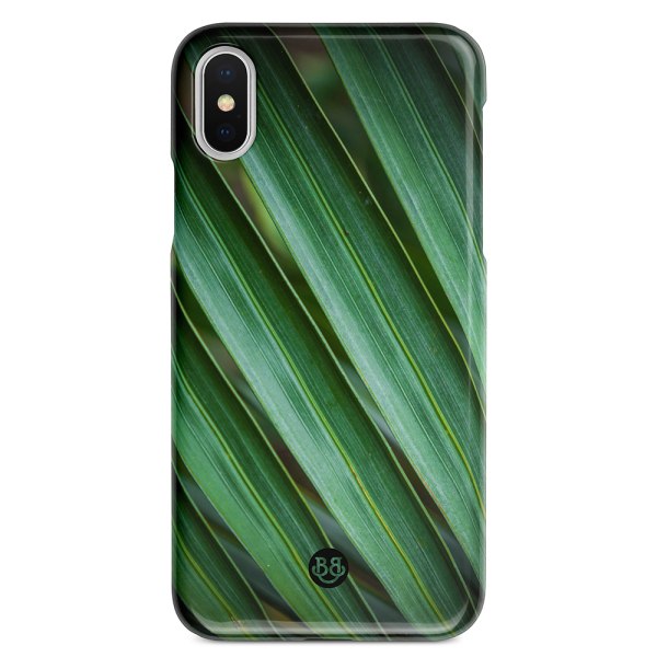 Bjornberry iPhone X / XS Premium Skal - Green leaves