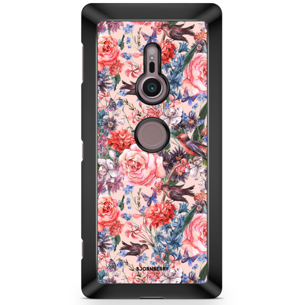 Bjornberry Sony Xperia XZ2 Skal - Fåglar & Blommor