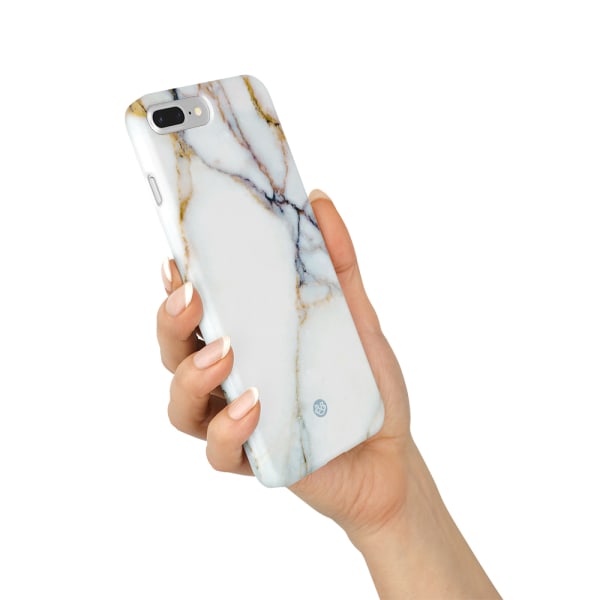 Bjornberry iPhone 8 Plus Premium Skal - Golden Marble