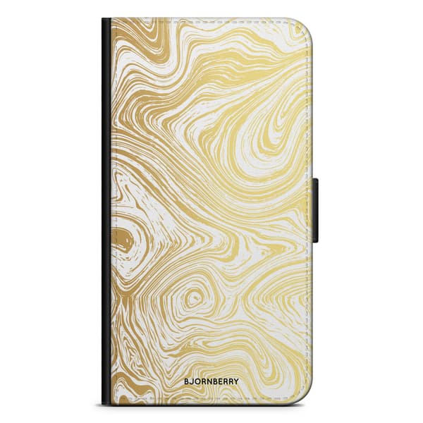 Bjornberry Plånboksfodral Google Pixel 6 - Guld Marmor