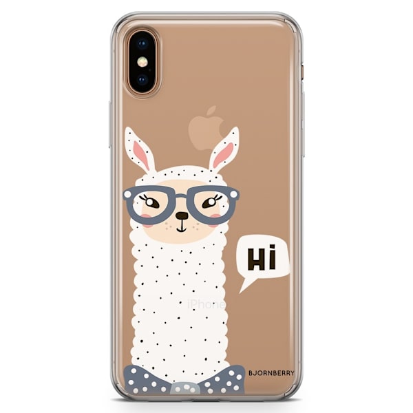 Bjornberry Hybrid Skal iPhone Xs Max  - Söt Lama