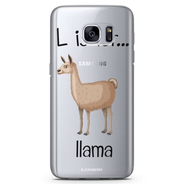 Bjornberry Samsung Galaxy S6 Edge TPU Skal -L is for Lama