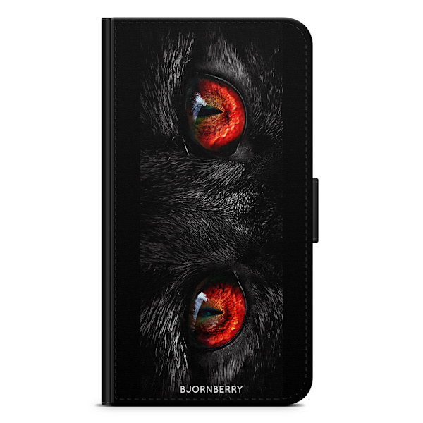 Bjornberry Fodral Xiaomi Redmi 5 Plus - Röda Kattögon