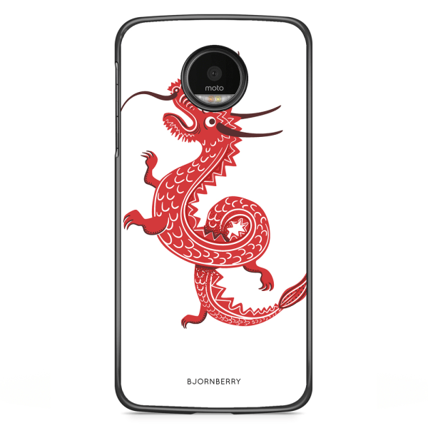 Bjornberry Skal Motorola Moto G5S Plus - Röd Drake