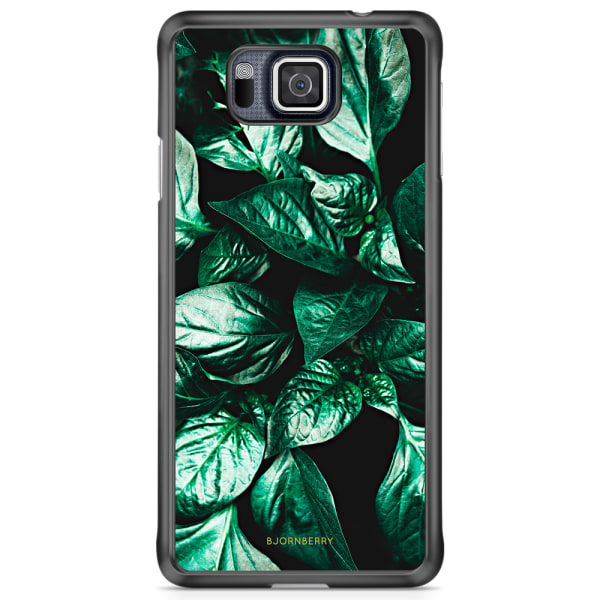 Bjornberry Skal Samsung Galaxy Alpha - Gröna Löv