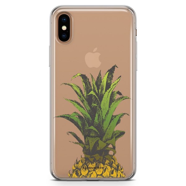 Bjornberry Hybrid Skal iPhone Xs Max  - Ananas