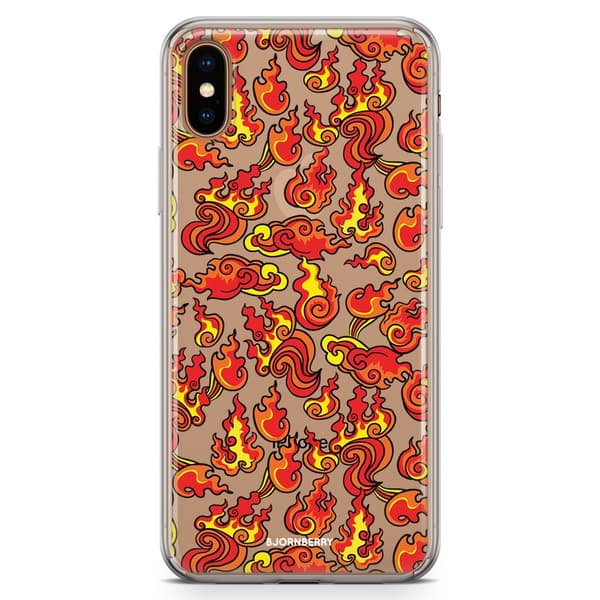 Bjornberry Hybrid Skal iPhone Xs Max  - Eld