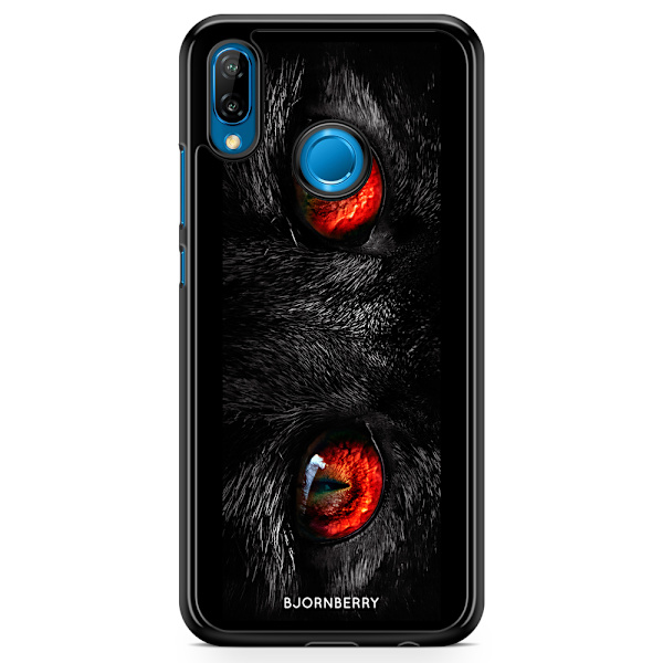Bjornberry Skal Huawei P20 Lite - Röda Kattögon