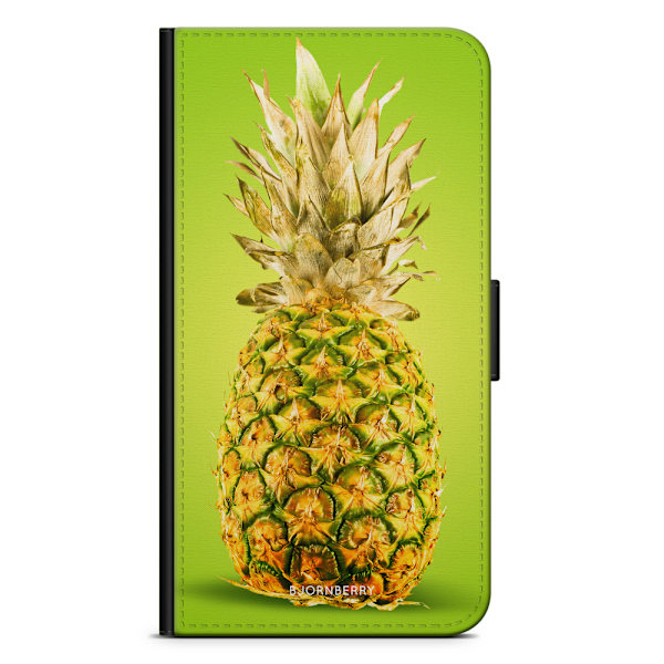 Bjornberry Plånboksfodral OnePlus 9 - Grön Ananas