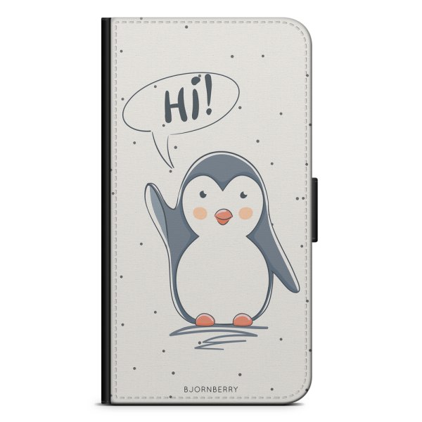 Bjornberry Plånboksfodral iPhone 8 Plus - Söt Pingvin
