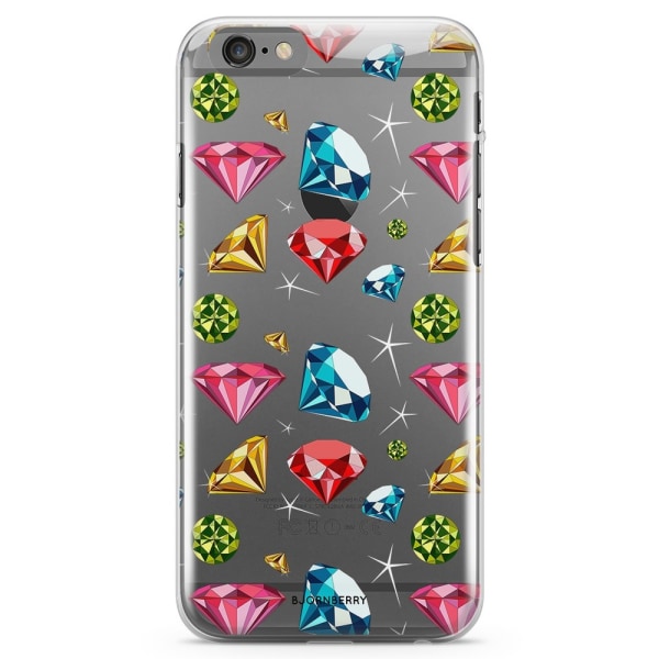 Bjornberry iPhone 6 Plus/6s Plus TPU Skal - Diamanter