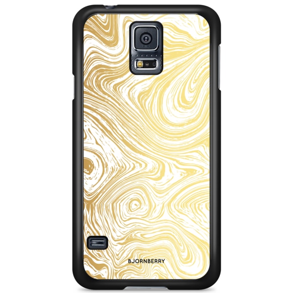 Bjornberry Skal Samsung Galaxy S5/S5 NEO - Guld Marmor