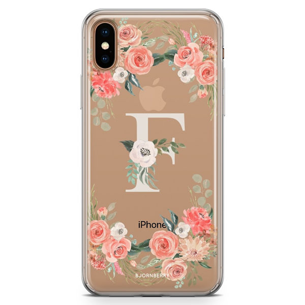 Bjornberry Hybrid Skal iPhone Xs Max  - Monogram F