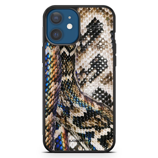 Bjornberry Hårdskal iPhone 12 Mini - Ormskinn