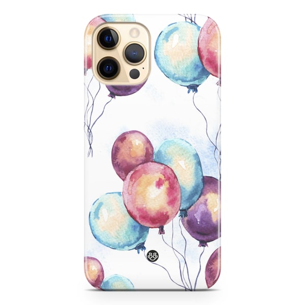 Bjornberry iPhone 12 Pro Max Premiumskal - Watercolor Balloons