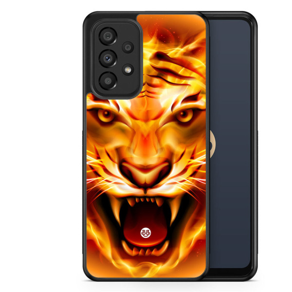 Bjornberry Skal Samsung Galaxy A33 5G -Flames Tiger