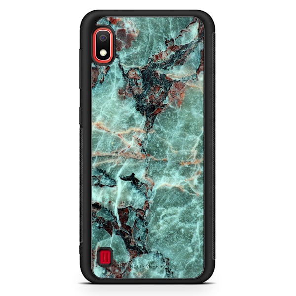 Bjornberry Skal Samsung Galaxy A10 - Grön Marmor