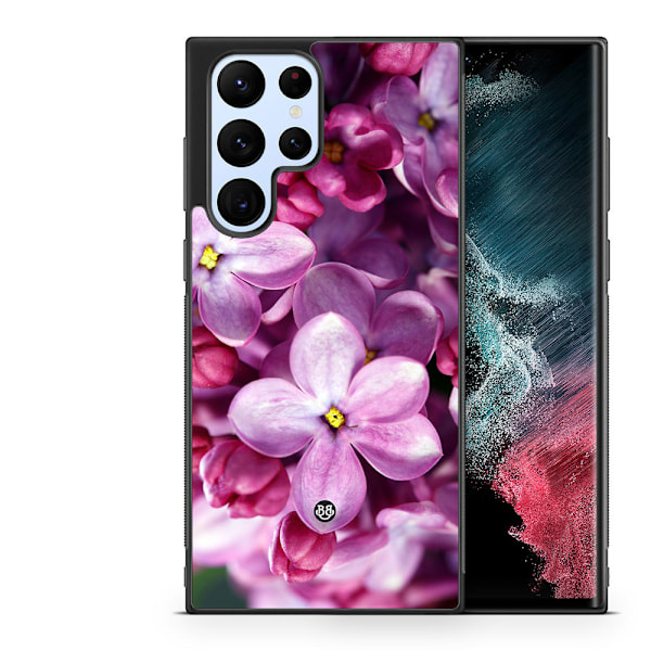 Bjornberry Skal Samsung Galaxy S22 Ultra 5G-Lila Vårblommor