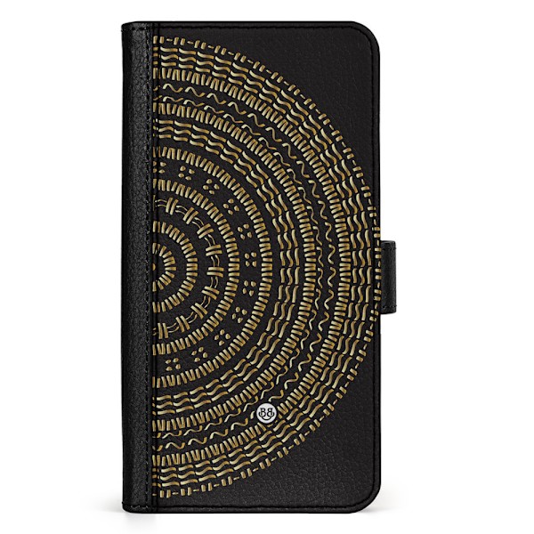 Bjornberry iPhone 15 Pro Fodral - Mandala Guld/Svart