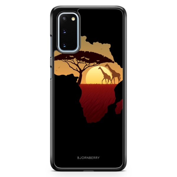 Bjornberry Skal Samsung Galaxy S20 FE - Afrika Svart