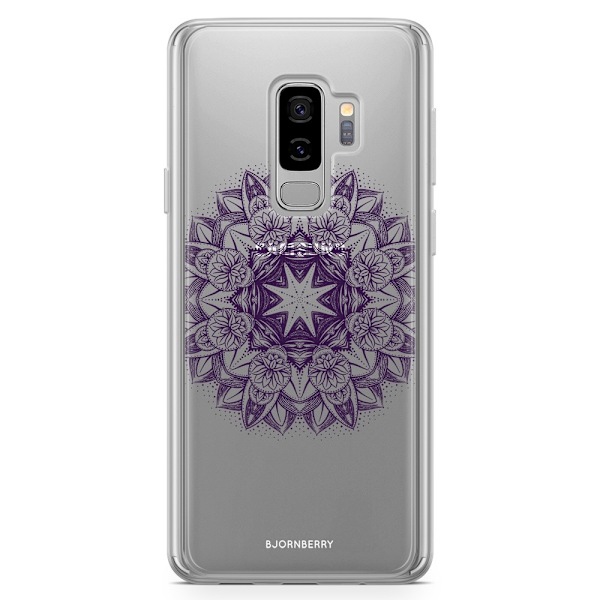 Bjornberry Skal Hybrid Samsung Galaxy S9+ - Lila Mandala