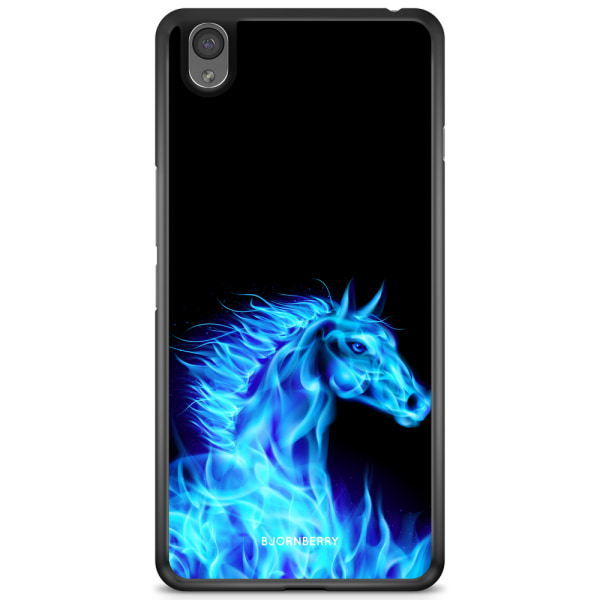 Bjornberry Skal OnePlus X - Flames Horse Blå
