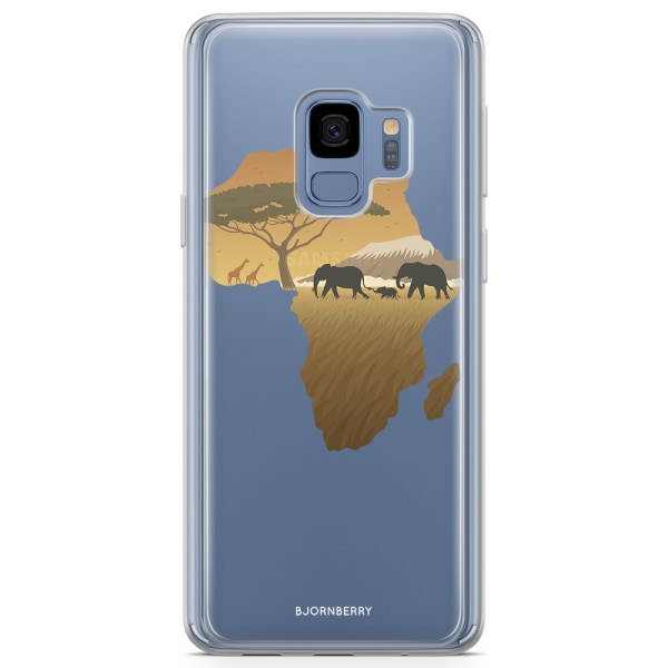 Bjornberry Skal Hybrid Samsung Galaxy S9 - Afrika Brun