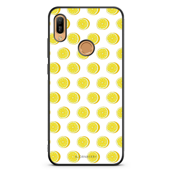 Bjornberry Skal Huawei Y6 2019 - Citroner Vit