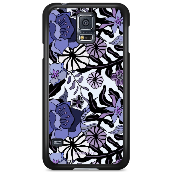 Bjornberry Skal Samsung Galaxy S5 Mini - Lila Blommor