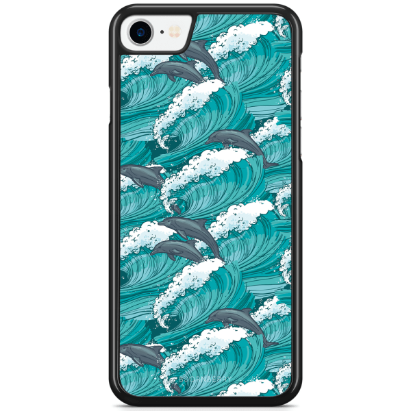 Bjornberry Skal iPhone SE (2020) - Vågor & Delfiner