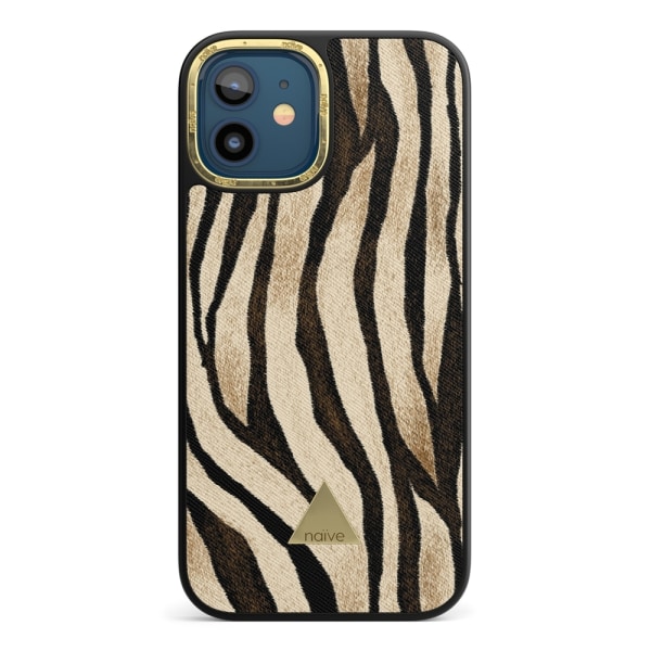 Naive iPhone 12 Skal - Tiger Skin