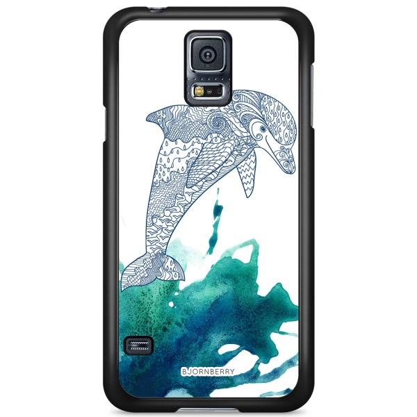 Bjornberry Skal Samsung Galaxy S5 Mini - Mandala Delfin