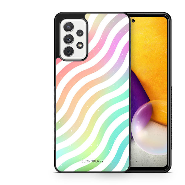 Bjornberry Skal Samsung Galaxy A52/A52s 5G -Vågig Regnbåge