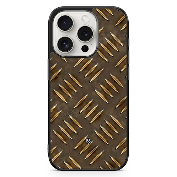 Bjornberry Skal iPhone 15 Pro - Stålmönster
