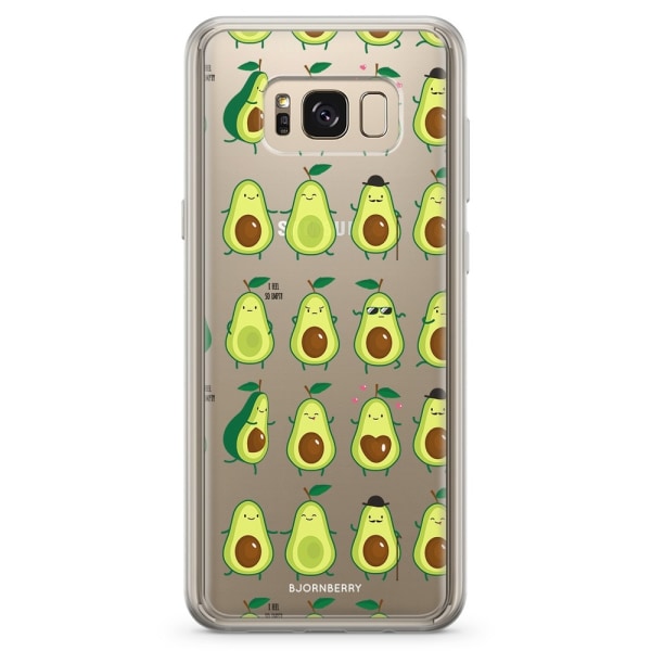 Bjornberry Skal Hybrid Samsung Galaxy S8+ - Avocado Mönster