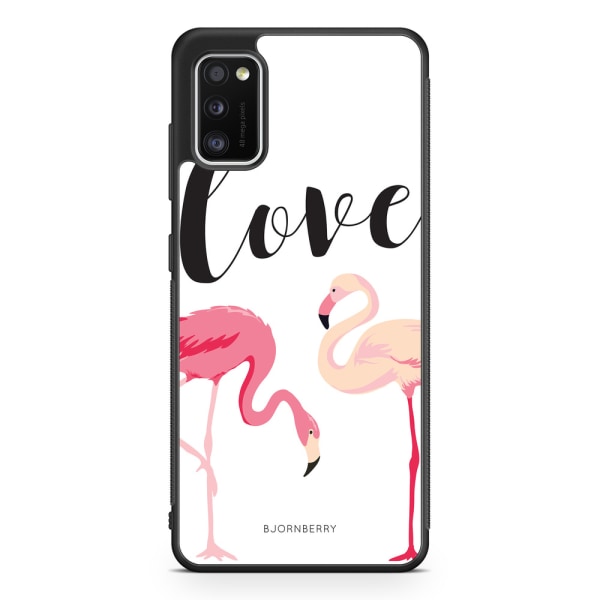 Bjornberry Skal Samsung Galaxy A41 - Love Flamingo