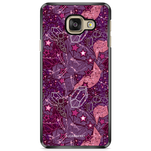 Bjornberry Skal Samsung Galaxy A3 7 (2017)- Lila Stjärnor