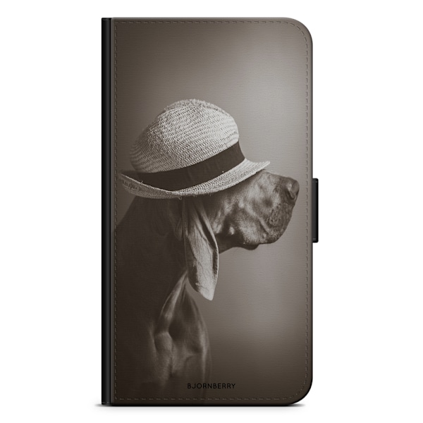 Bjornberry Plånboksfodral LG G4 - Hund med Hatt