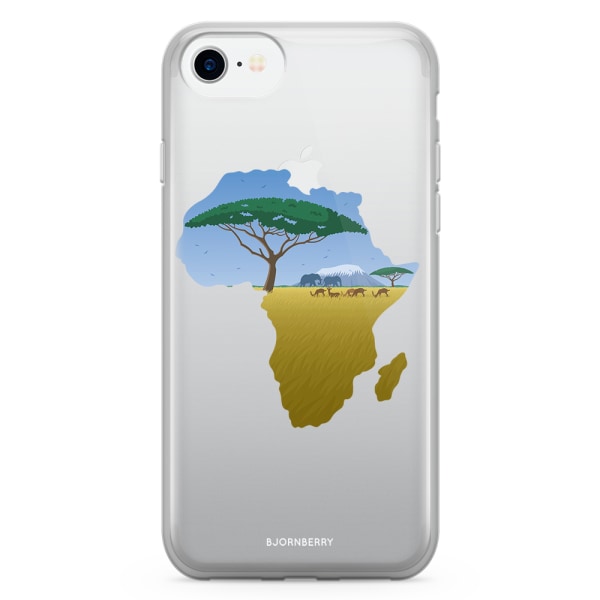 Bjornberry Skal Hybrid iPhone 7 - Afrika Blå