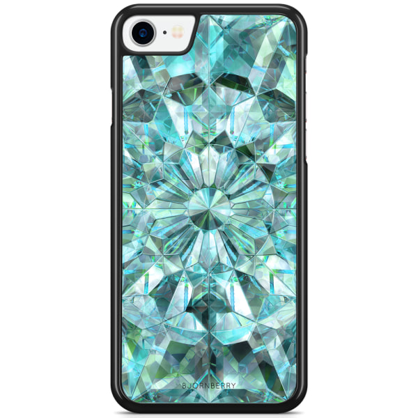 Bjornberry Skal iPhone SE (2020) - Gröna Kristaller