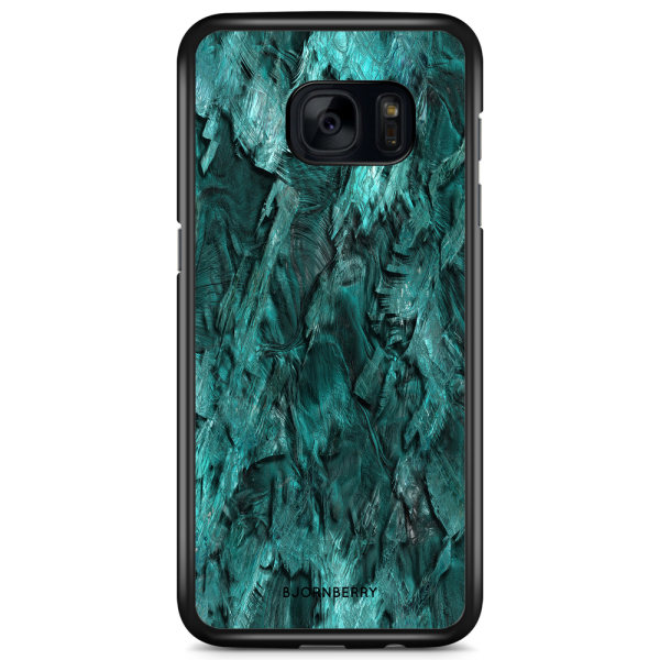 Bjornberry Skal Samsung Galaxy S7 Edge - Grön Kristall