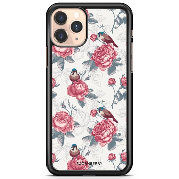 Bjornberry Hårdskal iPhone 11 Pro - Rosor & Fåglar