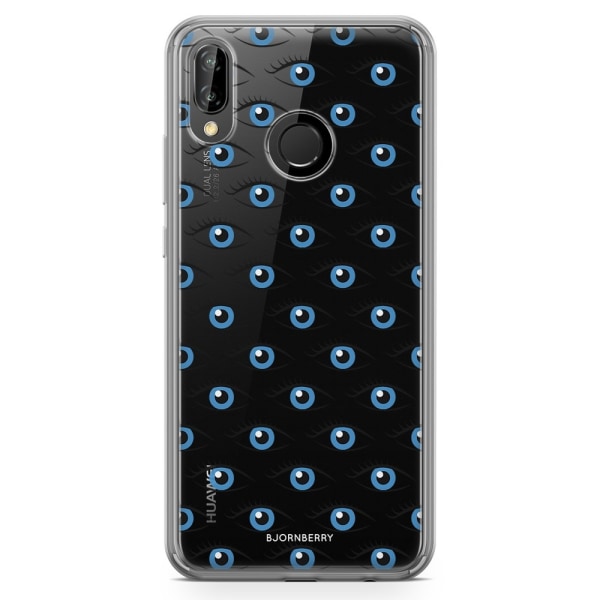 Bjornberry Hybrid Skal Huawei P20 Lite - Blå Ögon