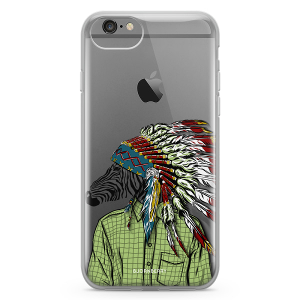 Bjornberry Skal Hybrid iPhone 6/6s - Hipster Zebra