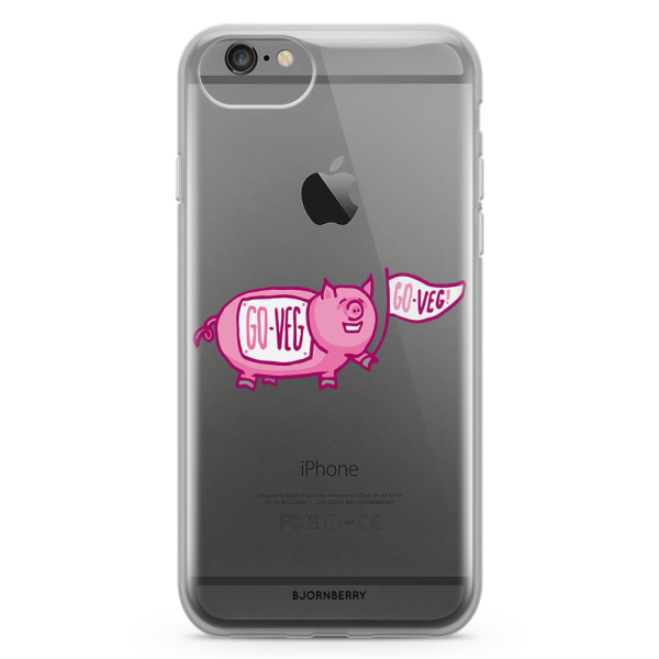 Bjornberry Skal Hybrid iPhone 6/6s - Rosa Gris